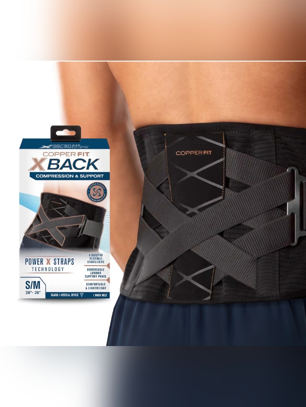 Copper Fit Back Brace